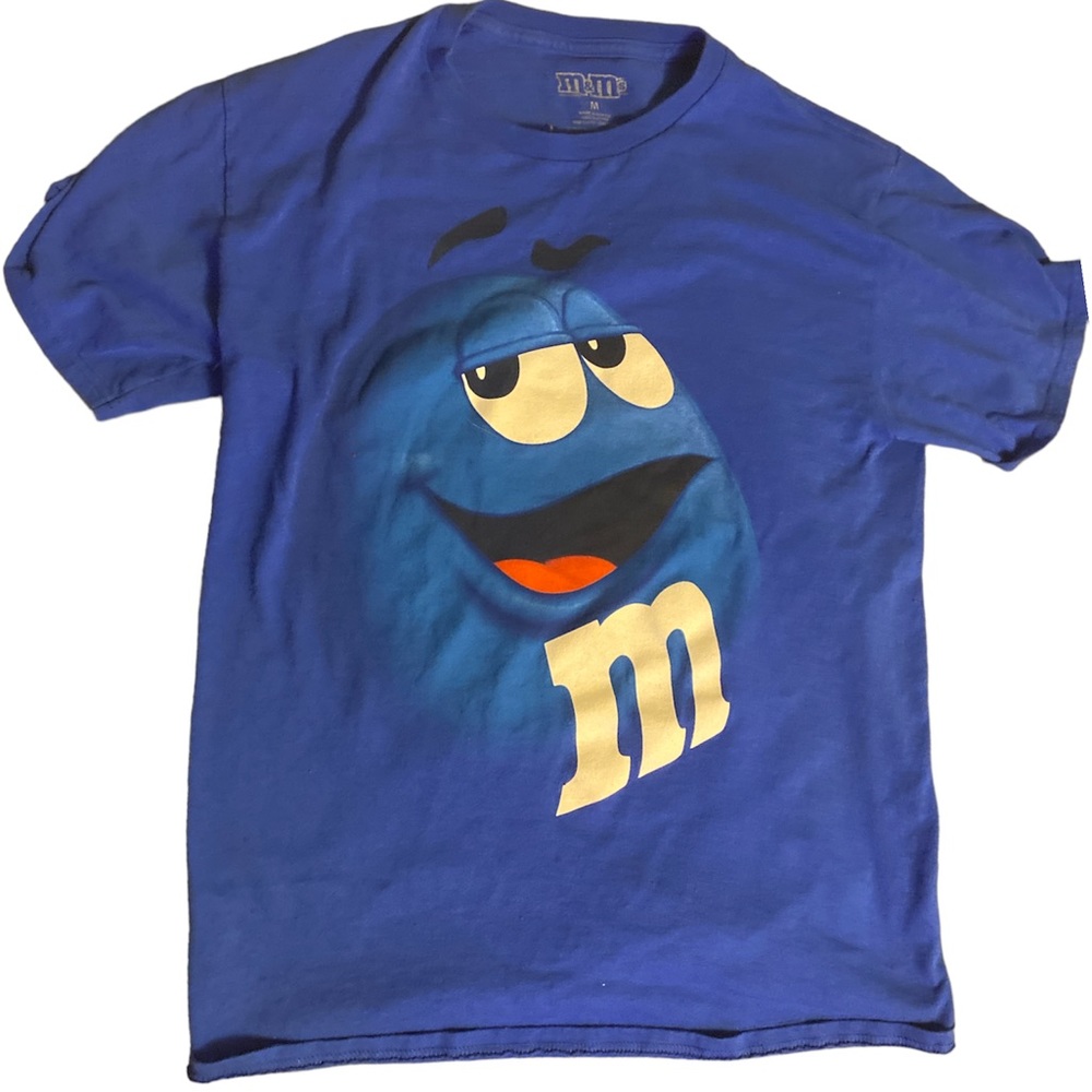 M&m's blue m&m t Shirt Size M